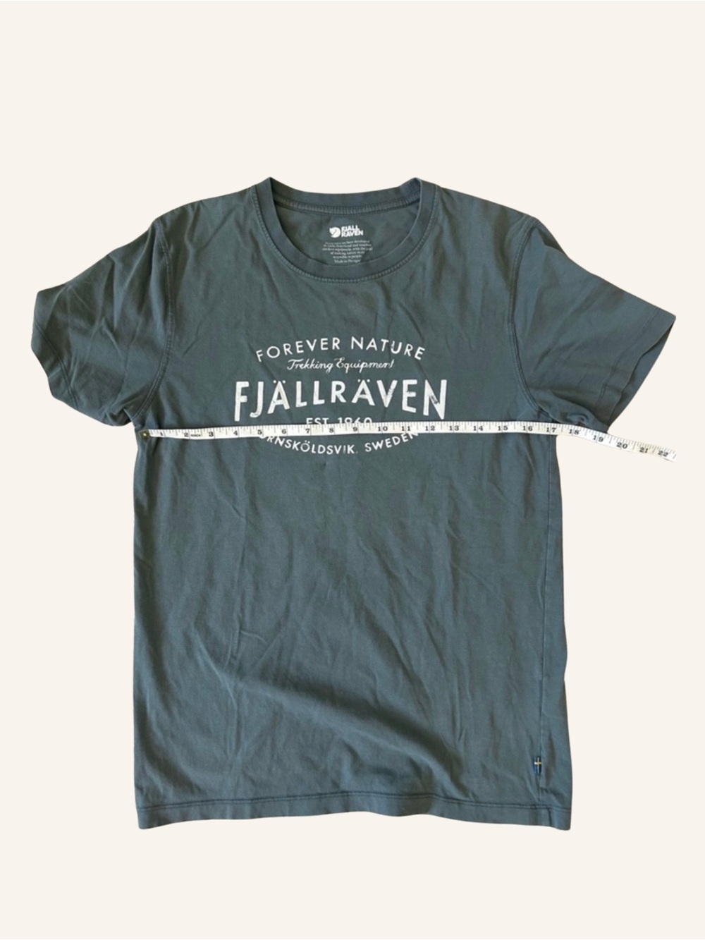 Fjällräven Men's Forever Nature Short Sleeve Tee - Green Men’s Medium - Picture 4 of 9